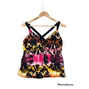 Xhilaration Size 2 Womens Tankini Multicolor